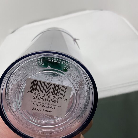 Hello Kitty Starbucks 24Oz Reusable Tumbler With Lid & Straw - Picture 4 of 5